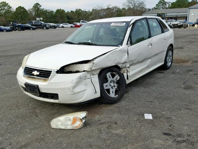 1G1ZT61846F114071 - 2006 CHEVROLET MALIBU MAX WHITE photo 2