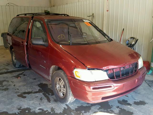 1GNDX13E6YD322261 - 2000 CHEVROLET VENTURE LU MAROON photo 1