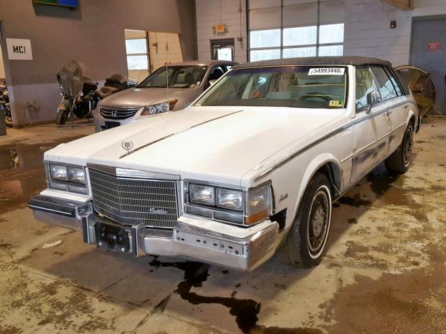 1G6AS6980EE818917 - 1984 CADILLAC SEVILLE WHITE photo 2