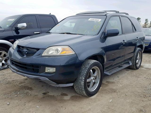 2HNYD187X4H540739 - 2004 ACURA MDX TOURIN CHARCOAL photo 2