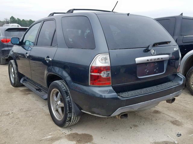 2HNYD187X4H540739 - 2004 ACURA MDX TOURIN CHARCOAL photo 3