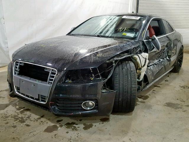 WAURV78T99A044101 - 2009 AUDI S5 QUATTRO BLACK photo 2