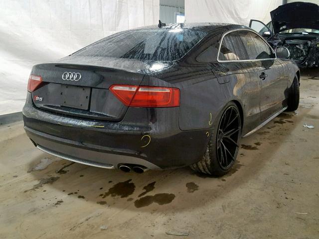 WAURV78T99A044101 - 2009 AUDI S5 QUATTRO BLACK photo 4