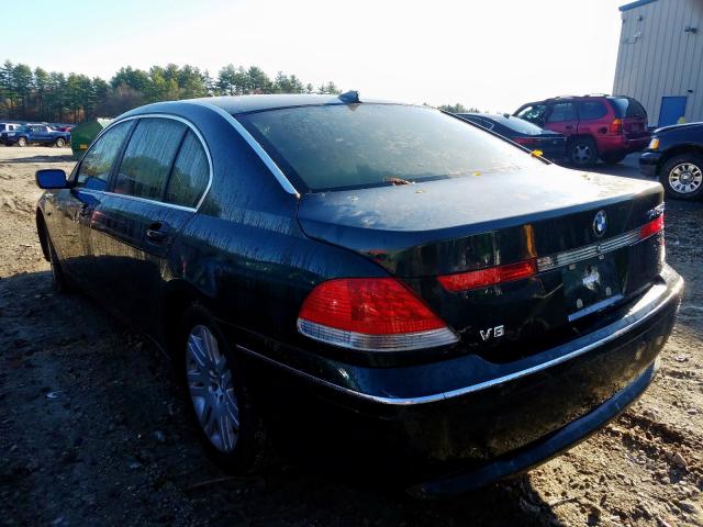 WBAGN634X3DR13134 - 2003 BMW 745 LI GREEN photo 3