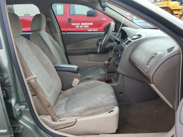 1G1ZT64895F222759 - 2005 CHEVROLET MALIBU MAX მწვანე ფოტო 5