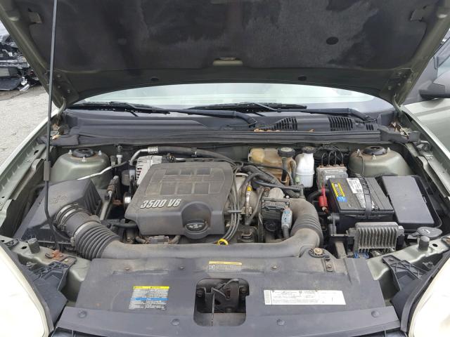 1G1ZT64895F222759 - 2005 CHEVROLET MALIBU MAX მწვანე ფოტო 7
