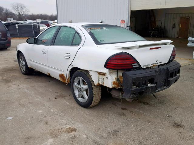 1G2NF52E04M703546 - 2004 PONTIAC GRAND AM S WHITE photo 3