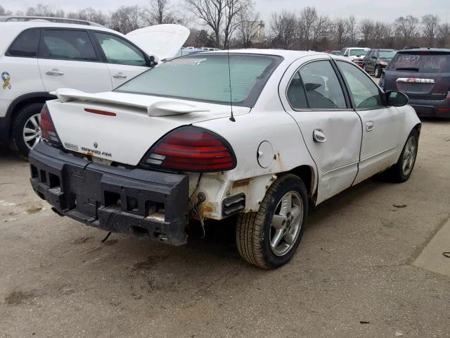 1G2NF52E04M703546 - 2004 PONTIAC GRAND AM S WHITE photo 4