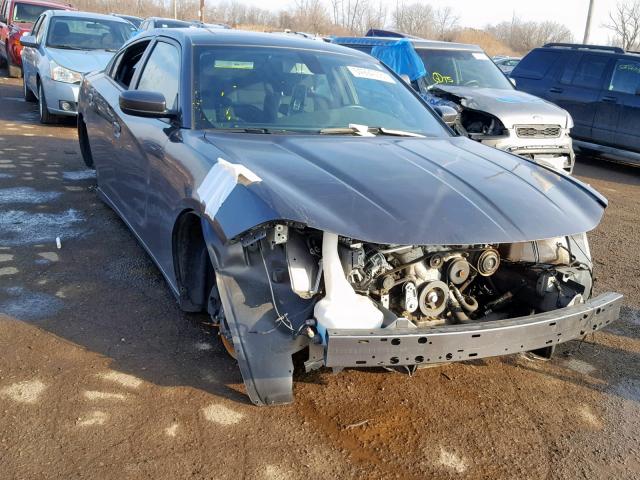 2C3CDXHG2FH851687 - 2015 DODGE CHARGER SX GRAY photo 1