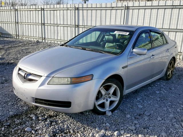 19UUA65545A032720 - 2005 ACURA TL SILVER photo 2