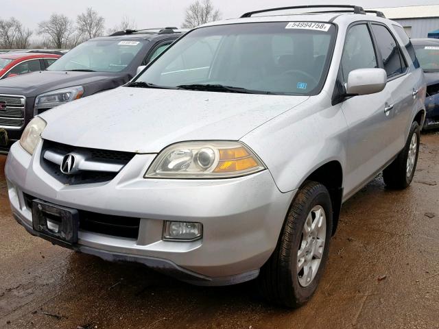 2HNYD18695H556732 - 2005 ACURA MDX TOURIN SILVER photo 2