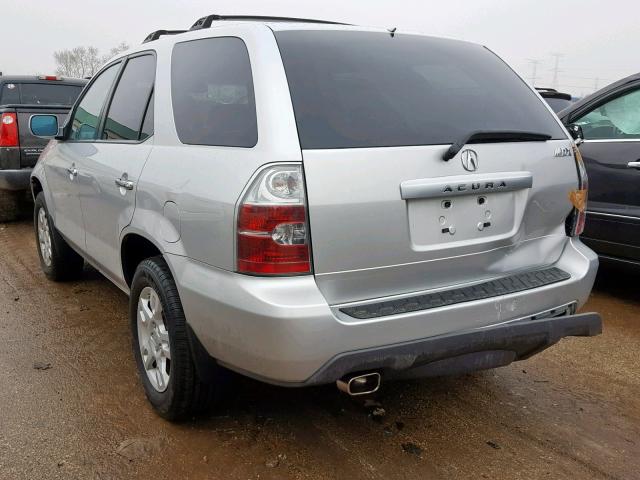 2HNYD18695H556732 - 2005 ACURA MDX TOURIN SILVER photo 3