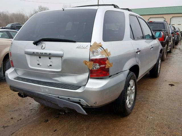 2HNYD18695H556732 - 2005 ACURA MDX TOURIN SILVER photo 4