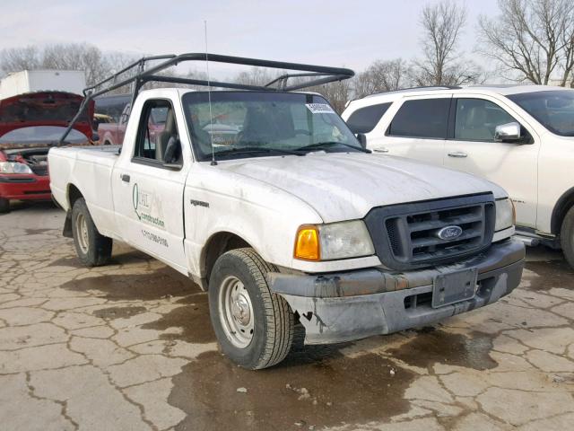 1FTYR10EX4PB35459 - 2004 FORD RANGER WHITE photo 1