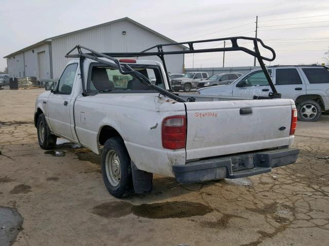 1FTYR10EX4PB35459 - 2004 FORD RANGER WHITE photo 3