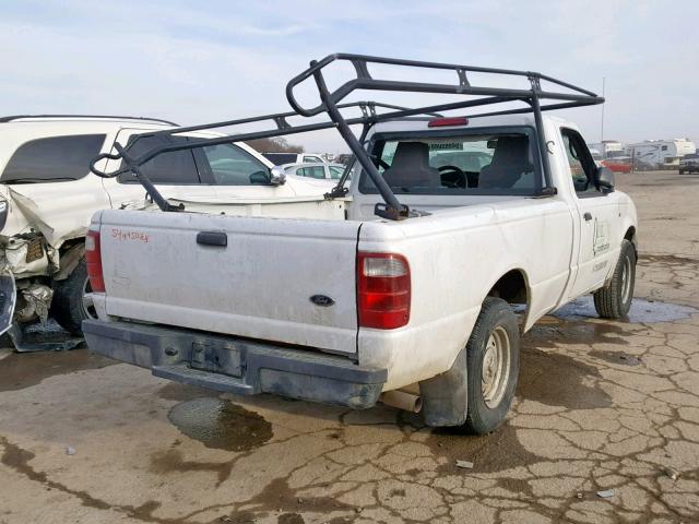 1FTYR10EX4PB35459 - 2004 FORD RANGER WHITE photo 4