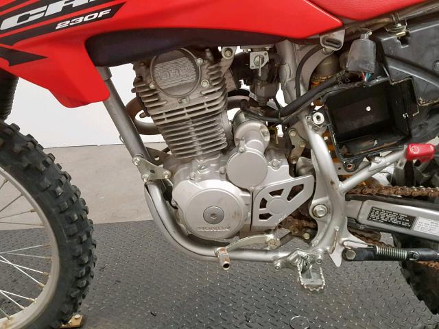 9C2ME09075R007529 - 2005 HONDA CRF230 F RED photo 6