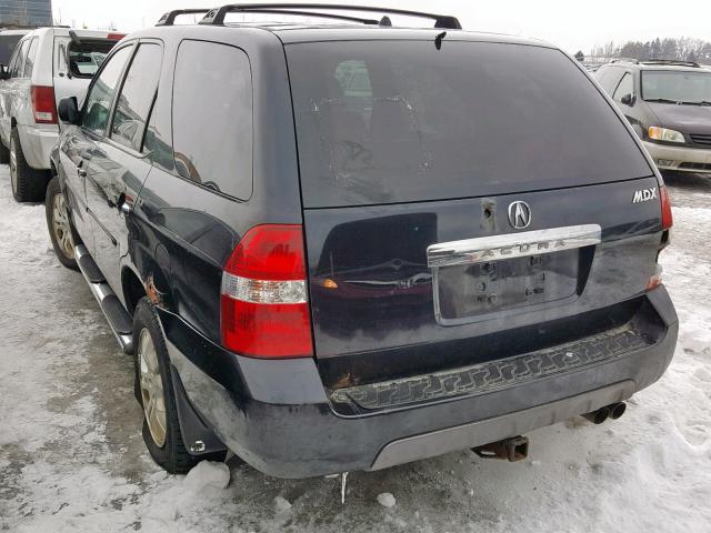 2HNYD18613H002789 - 2003 ACURA MDX TOURIN BLACK photo 3