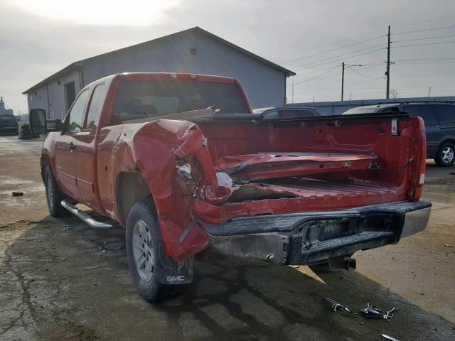 1GTEK19J87Z601566 - 2007 GMC NEW SIERRA RED photo 3