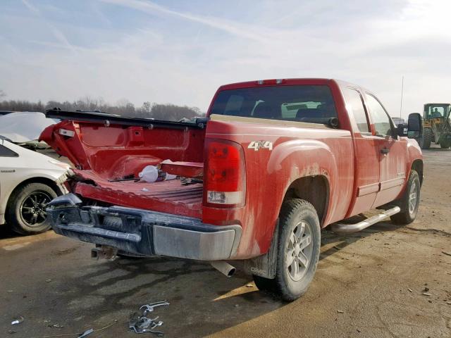 1GTEK19J87Z601566 - 2007 GMC NEW SIERRA RED photo 4