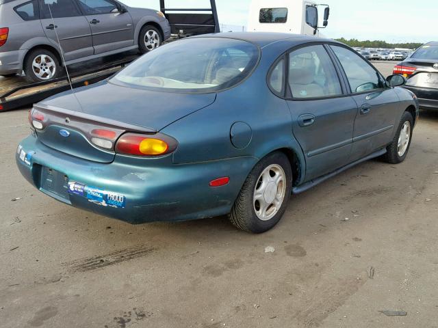 1FALP52UXVA181380 - 1997 FORD TAURUS GL GREEN photo 4