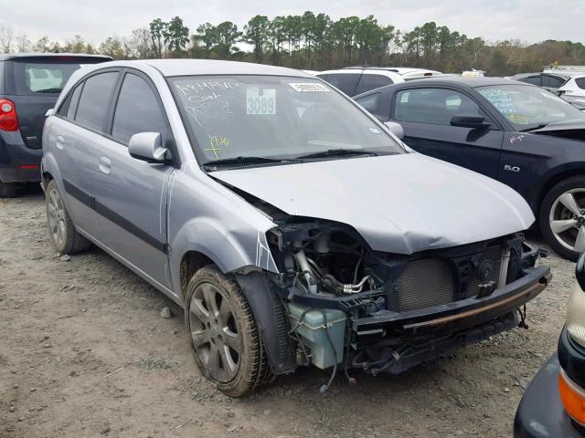 KNADE243996538397 - 2009 KIA RIO 5 SX GRAY photo 1