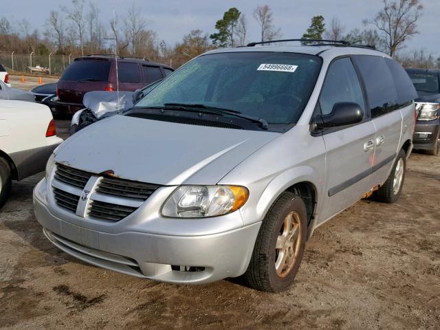 1D8GP45R36B659116 - 2006 DODGE CARAVAN SX SILVER photo 2