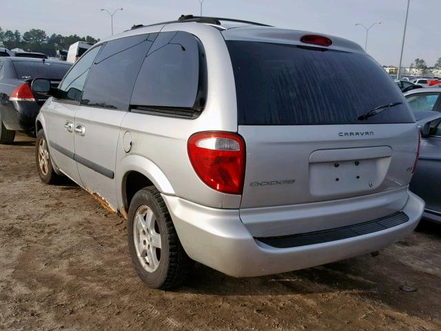 1D8GP45R36B659116 - 2006 DODGE CARAVAN SX SILVER photo 3