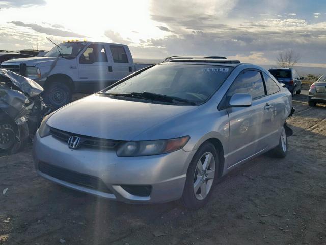 2HGFG12918H510583 - 2008 HONDA CIVIC EXL SILVER photo 2