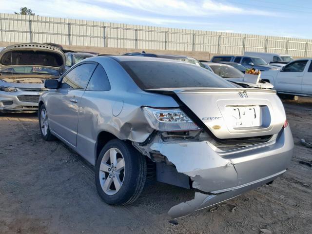 2HGFG12918H510583 - 2008 HONDA CIVIC EXL SILVER photo 3