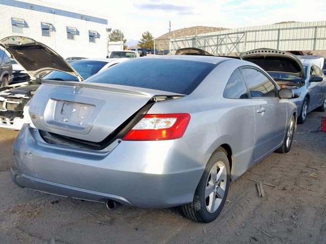 2HGFG12918H510583 - 2008 HONDA CIVIC EXL SILVER photo 4