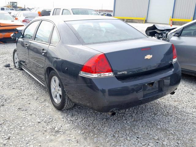 2G1WA5E38G1157550 - 2016 CHEVROLET IMPALA LIM GRAY photo 3