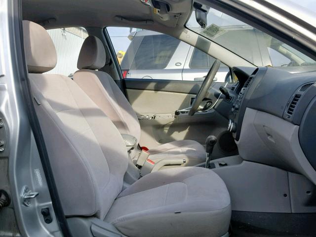 KNAFE222195647929 - 2009 KIA SPECTRA EX SILVER photo 5