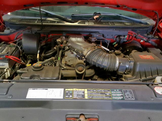 2FTZF07351CA47203 - 2001 FORD F150 SVT L RED photo 7