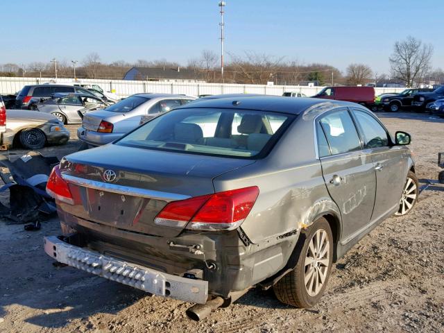 4T1BK3DB9BU413851 - 2011 TOYOTA AVALON BAS GRAY photo 4