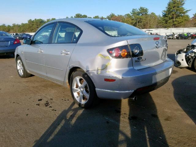 JM1BK124X61491351 - 2006 MAZDA 3 S SILVER photo 3