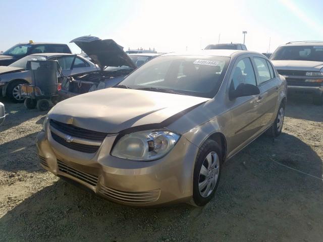 1G1AK52F157505825 - 2005 CHEVROLET COBALT GOLD photo 2