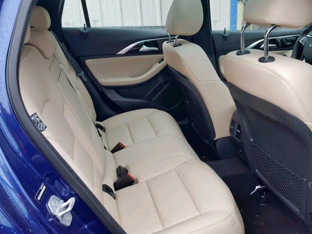 SJKCH5CRXHA028002 - 2017 INFINITI QX30 BASE BLUE photo 6