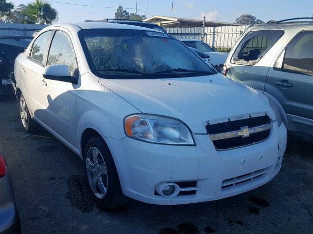 KL1TG5DE9BB245695 - 2011 CHEVROLET AVEO LT WHITE photo 1