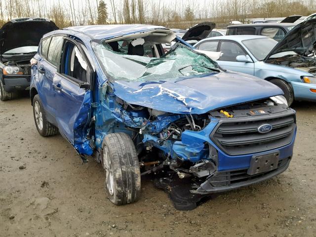 1FMCU0F76HUE10047 - 2017 FORD ESCAPE S BLUE photo 1