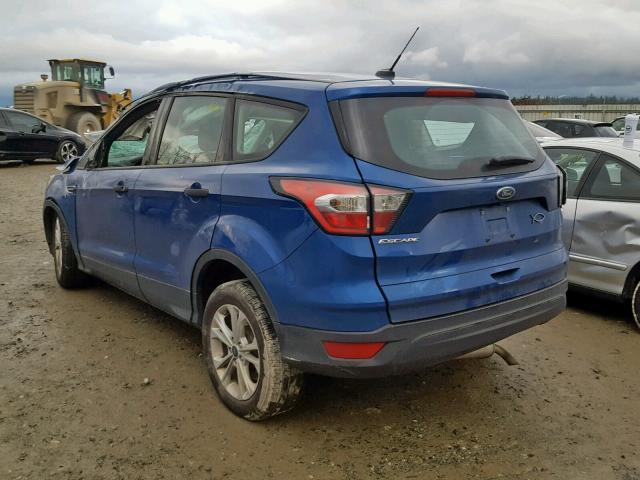 1FMCU0F76HUE10047 - 2017 FORD ESCAPE S BLUE photo 3