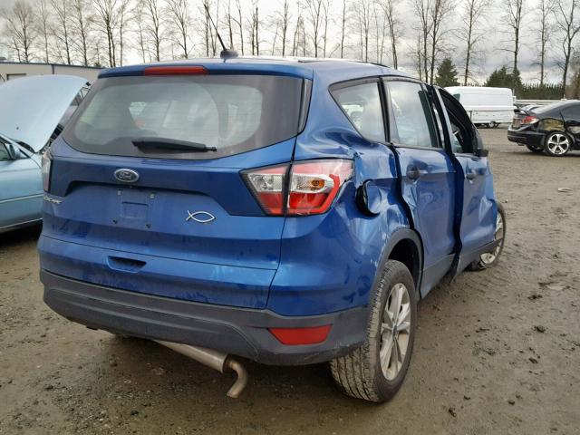 1FMCU0F76HUE10047 - 2017 FORD ESCAPE S BLUE photo 4