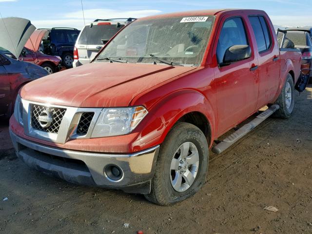 1N6AD07U79C423684 - 2009 NISSAN FRONTIER C RED photo 2