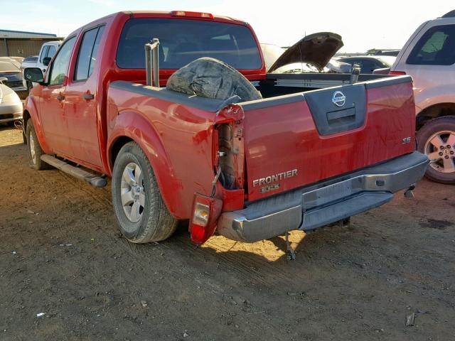 1N6AD07U79C423684 - 2009 NISSAN FRONTIER C RED photo 3