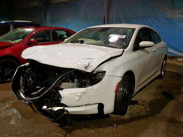 1C3CCCAB2FN657825 - 2015 CHRYSLER 200 LIMITE WHITE photo 2