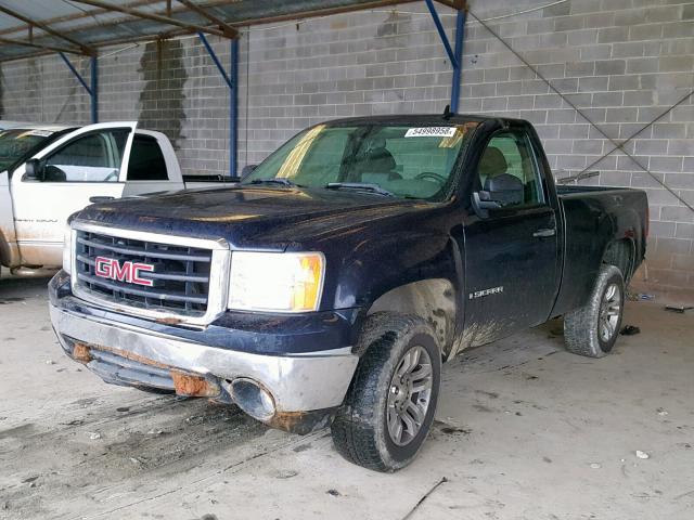 1GTEC14C27Z576864 - 2007 GMC NEW SIERRA BLUE photo 2