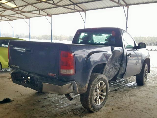 1GTEC14C27Z576864 - 2007 GMC NEW SIERRA BLUE photo 4