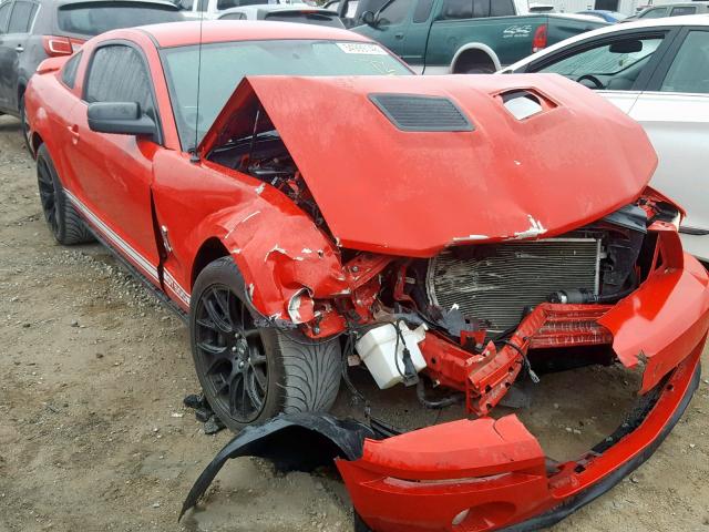 1ZVHT88SX75256350 - 2007 FORD MUSTANG SH RED photo 1