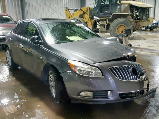 W04GT5GC3B1002187 - 2011 BUICK REGAL CXL GRAY photo 1