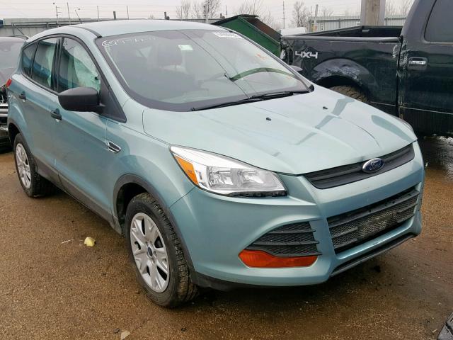 1FMCU0F71DUA77220 - 2013 FORD ESCAPE S TEAL photo 1